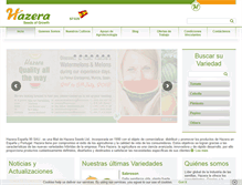 Tablet Screenshot of hazera.es